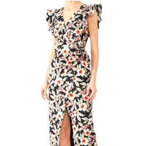 Rebecca Taylor Rent the Runway Kamea Wrap Dress sz 8 $475